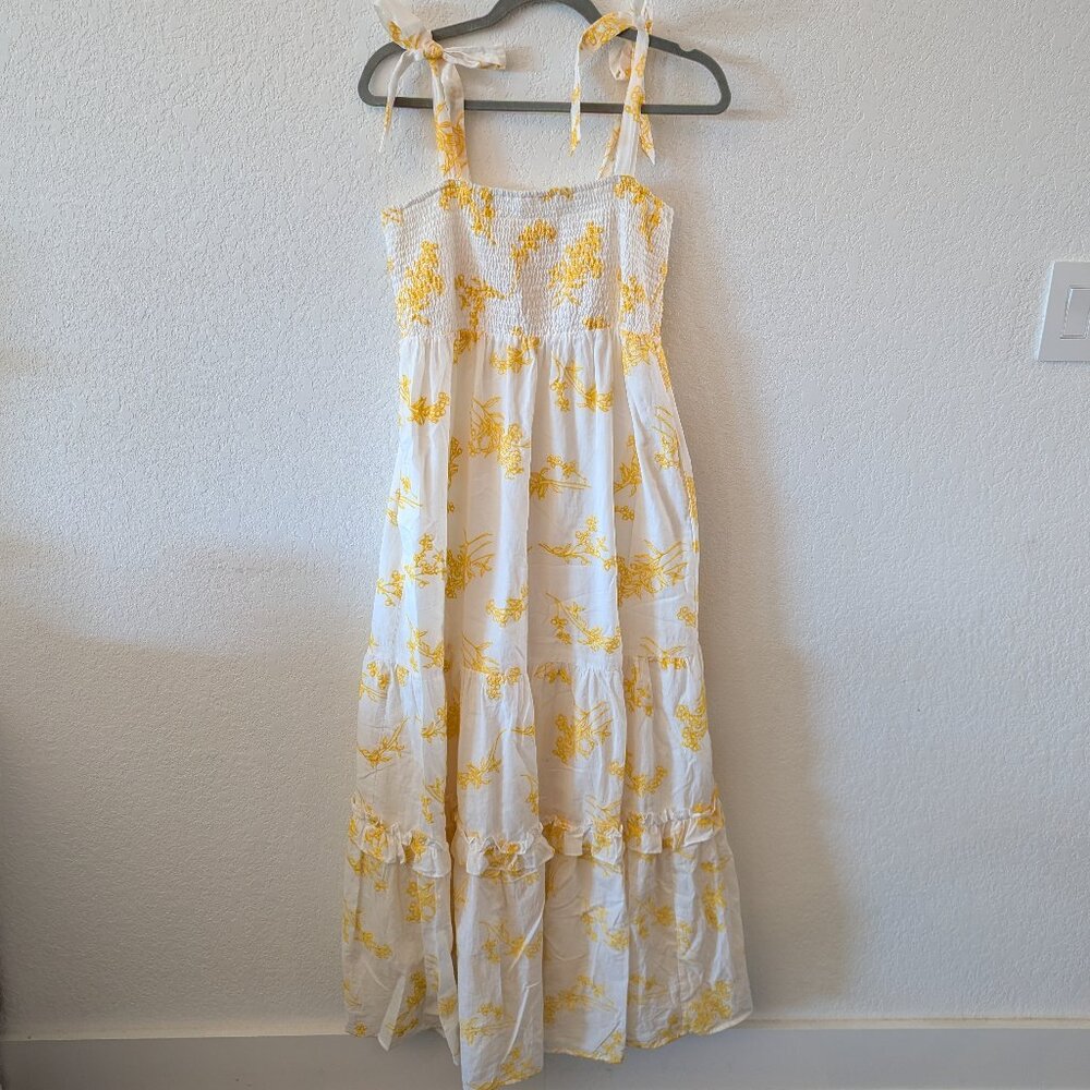 A Loves A Smocked Embroidersd Sundress (with pockets!)